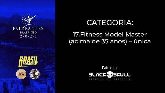 'Estreantes 2021 - Fitness Model Master (acima de 35 anos) – única'