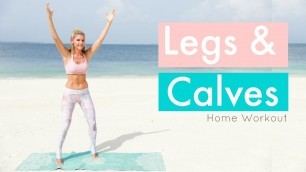 'Calves and Legs Workout - 10 MINUTE SLIM | Rebecca Louise'