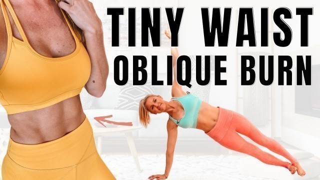 'TINY WAIST AB workout - OBLIQUE BURN with Rebecca Louise'