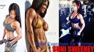 'SUNI SWEENEY   Fitness Model  Exercises to Build bigger glute'