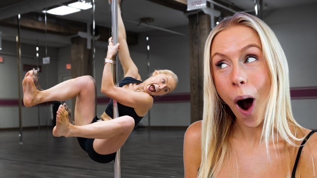 'Girl Who Can\'t Dance tries Pole Dancing'