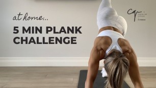 '5 Minute PLANK CHALLENGE | Follow Along Workout'