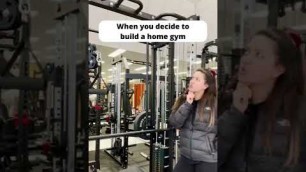 'Building a home gym #gymmemes #gymhumor #fitnesshumor #shortsfeed #aus #australia #youtubeshorts'