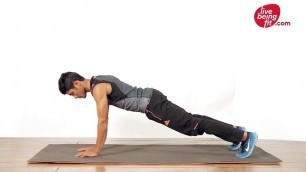 'High to Low Plank Exercise'