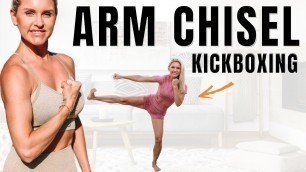 'CHISELED ARMS & Upper Body KICKBOXING Workout at home | Rebecca Louise'