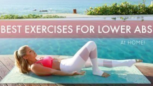 'INTENSE Lower Abs Workout - BEST MOVES FOR A FLAT BELLY at Home| Rebecca Louise'