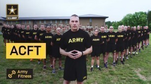 'Army Reserve Soldiers Take the ACFT'