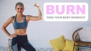 'Burn Workout - TONE YOUR BODY | Rebecca Louise'