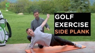 'Golf Exercise | Side Plank #golfexercise #golffitness'