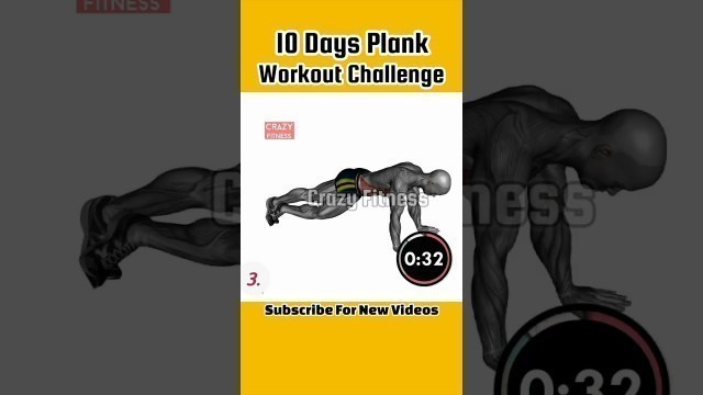 '10 Day Plank Workout Challenge For Your Belly Fat & Flat Stomach | 10 Minutes Workout'