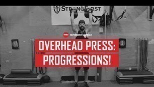 'OVERHEAD PRESS: PROGRESSIONS! | MOVEMENT MONDAY | FUKUMOTO FITNESS'