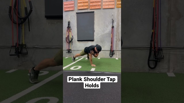 'Plank Shoulder Tap Holds | CODY WESCOTT GOLF FITNESS'