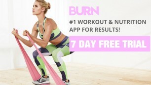 'Get started on BURN - how to get the most from my FITNESS APP| Rebecca Louise'