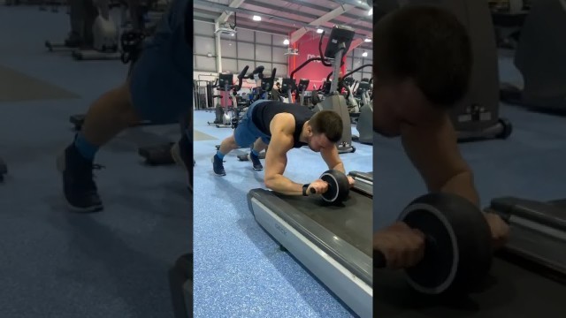 'Treadmill Plank Gym Challenge! Gone wrong fail'