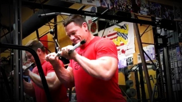 'John Cena\'s Sleeve-Busting Arm Routine 2022'