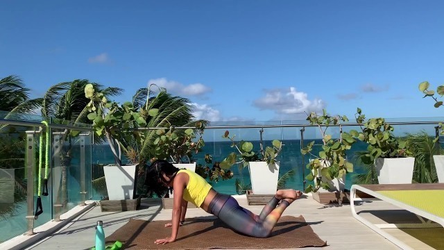 'Barre Fitness | Barre On The Beach Workout - Arms and Abs'