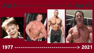 'John Cena WWE Super Star Transformation 1977 - 2021 (Age 0 - 44)'