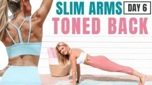 'SLIM ARMS & TONED SHOULDERS (30 minutes at home workout)'