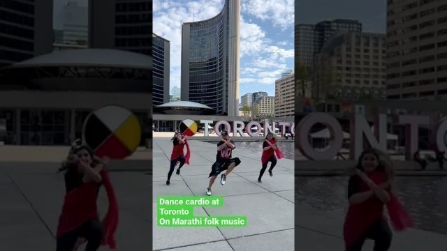 'Dance cardio #toronto #marathi #folk #music  #bollyw#workout #fitness #cardio #torontotransit #city'