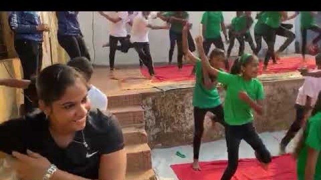 'Folk Fitness nanhe session at Govt. High School, Sada, Goa'