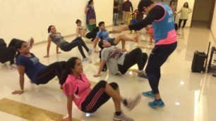 'Folk fitness demo at California society, NIBM Pune, Part 6'