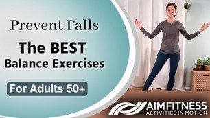 'Fall Prevention Exercises: Week 1-Improve Your Balance | For Seniors & Adults 50+'