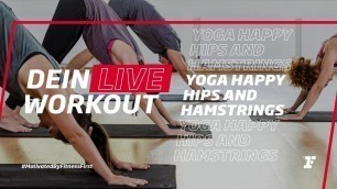 'Fitness First Live Workout - Yoga Happy Hips and Hamstrings mit Jana'