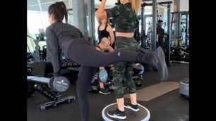 'TRX core work w (Modelos: Amanda Lee, Larsa Pippen & Kourtney kardashian) Gym, Fitness Motivation'