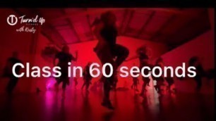 'A Turn’d Up Fitness with Kirsty class in 60 seconds'