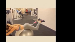 'Amanda Lee Fitness  Fitness Model Booty Gym Workout Routines'