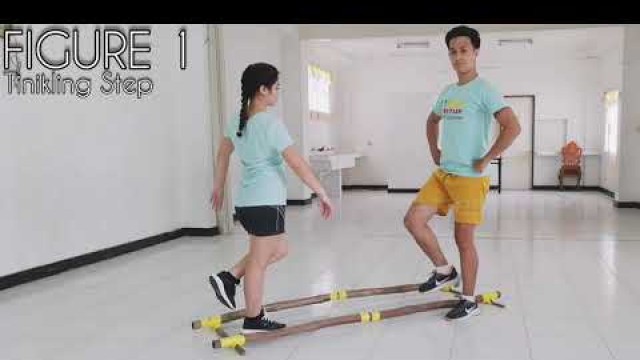 'Philippine Folk dance : Tinikling | Tutorial | FIGURE 1 to 8'