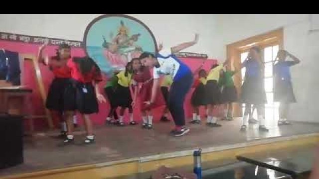 'Kids of Municipal High School, Vasco Da Gama enjoying Folk Fitness Nanhe session.'