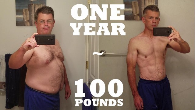 '1 Year 100 lb Weight Loss - Mind & Body Transformation'