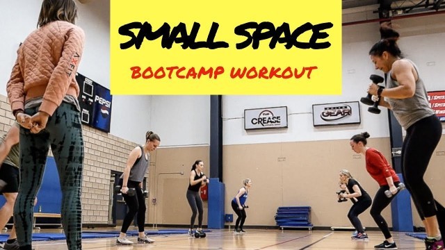 'SMALL SPACE Full Bootcamp Workout!!! Trainers Guide #64'