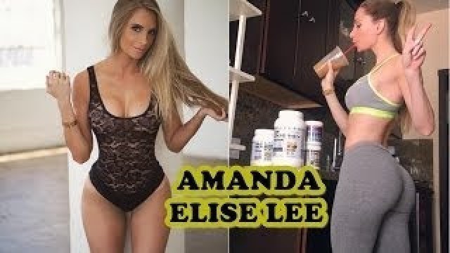 'Amanda Elise Lee Sexy Fitness Model / Full workout & All Exercises'