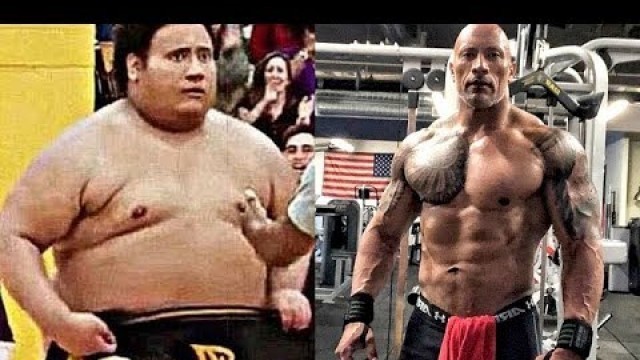 'Dwayne \"The Rock\" Johnson - Incredible Natural Body Transformation'