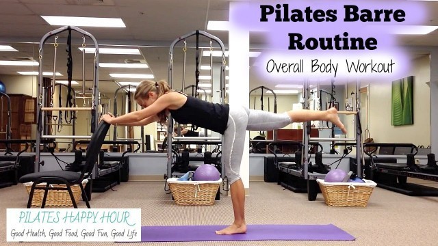 'Pilates and Barre Workout - 10 Minute Total Body Barre Workout!'