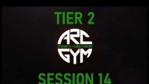 'ARC Gym Wokingham | Home Workout Tier 2 - Session 14'