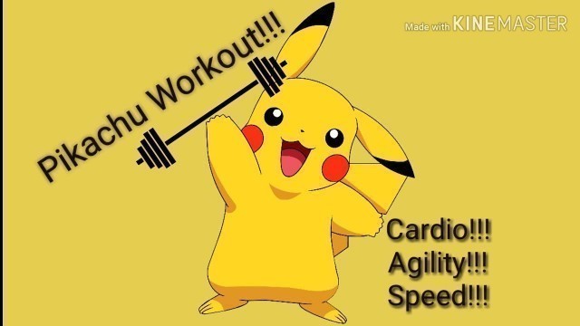 'Pikachu Workout | Agility, Speed and Cardio | Pokemon Workout | Cosplay Calisthenics Fitness'