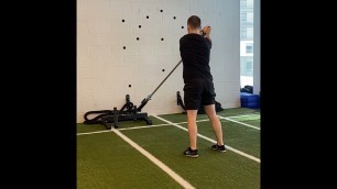 'Core Training: Landmine Anti-Rotation Arc'