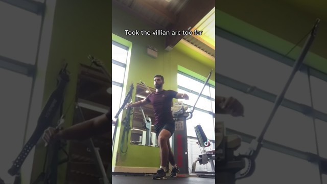 'Took the villain arc too far #gym #gymmotivation #gymshorts #gymtransformation #shorts'