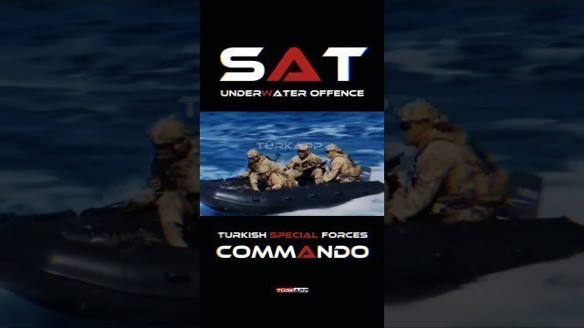 'Underwater Offence - SAT | Turkish Special Forces | Turkish Commando | Turkish Armed Forces #shorts'