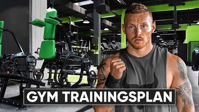 'Trainingsplan für Anfänger im Fitnessstudio (3-4x pro Woche)'