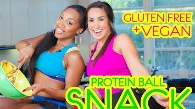 'Healthy Protein Bar Recipe - Gluten Free and Vegan | Natalie Jill and Keaira Lashae'