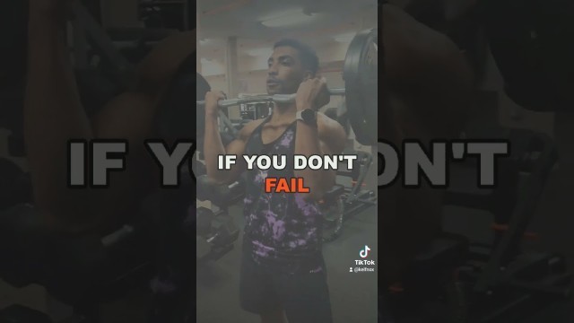 'Thoughts on failure? #fitness #consistency #gymmotivation #gym #fitness #discipline #gymlife #short'