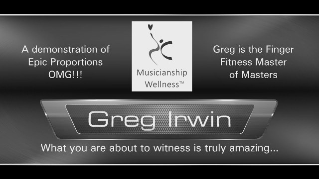 'THE FINGER FITNESS EXPERT: GREG IRWIN'