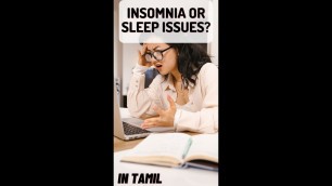 'Insomnia? Having Sleep Trouble?  Sleep Problem? Solution here | Tamil Fitness Video'