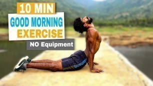 '10 MIN  EVERY MORNING   - full-body activated training - No Equipment | Tamil |'