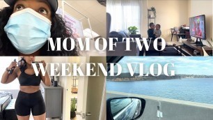 'MOM OF TWO VLOG | RELAXING WEEKEND, ERRANDS, WORKING ON MY FITNESS & NEW ACTIVEWEAR'