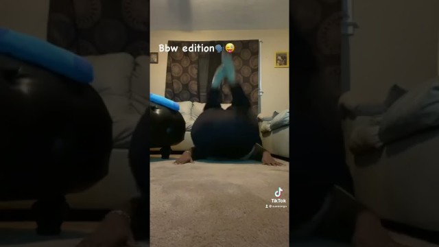 '#bbw #workout #split #funny'